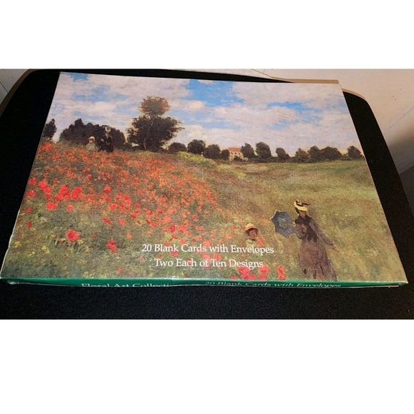 Robert Fredrick Note Cards Blank Floral Art Collection Greeting Complete Set VTG - Picture 1 of 9